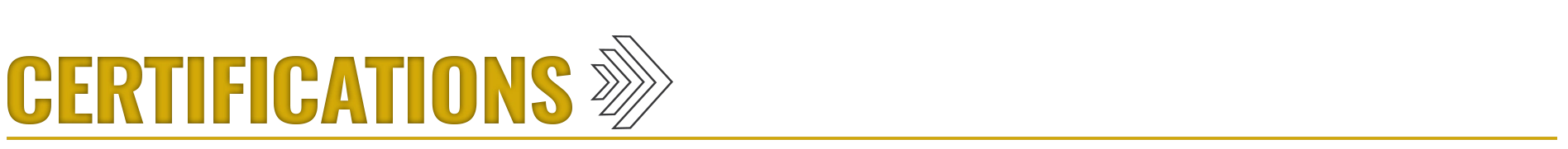 Certifications Banner